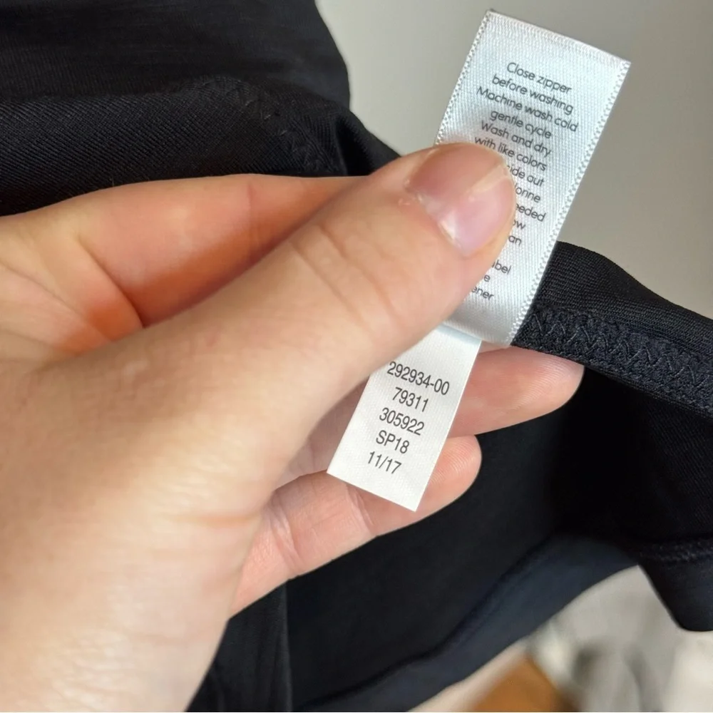 Athleta Pacifica Wrap Front Tank Black - Picture 9 of 11